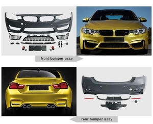 Kit Carrozzeria M di Alta Qualità per <span class=keywords><strong>BMW</strong></span> Serie 4 14-17 F32 <span class=keywords><strong>F36</strong></span> Modificato a M4 Paraurti Anteriore Paraurti Posteriore Minigonne Laterali Griglia Cofano e Parafango F32 - Product Image 5