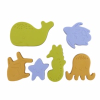 Jouet éducatif de qualité supérieure Nouveau design IQ Training Compact Silicone Alphabet et mots Puzzles Thème des avions divertissants