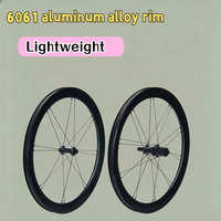 Ensemble de roues Worldcycle G-CLA V2406 406 Star Spoke, légères, en alliage d'aluminium 6061, frein V, moyeu 7075, profondeur de jante 40 mm