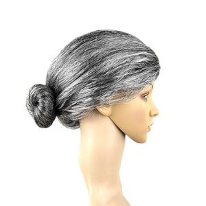 Perruque de tête de <span class=keywords><strong>vieille</strong></span> <span class=keywords><strong>dame</strong></span> drôle pour grand-mère belle-mère ou <span class=keywords><strong>vieille</strong></span> <span class=keywords><strong>dame</strong></span> habiller pour la fête d'Halloween - Product Image 5