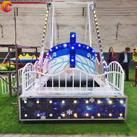 Personalizado equipo de juegos al aire libre parque de atracciones niños paseos columpio Barco Pirata mini para la venta