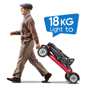<span class=keywords><strong>Scooter</strong></span> Électrique de Mobilité Compact, Pliable et Léger à 4 Roues, Moteur Brushless, Ultra Léger, Portable pour le Voyage, pour Personnes Handicapées - Product Image 1