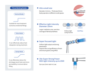Macchina per indurimento dentale senza fili luce in resina manuale/elettrico/macchinario fonte di energia plastica/materiale metallico - Product Image 5