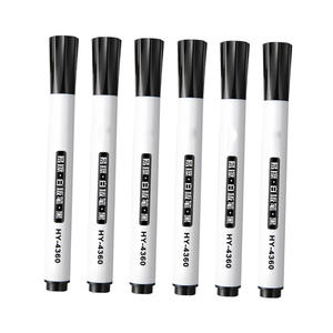 Marqueurs effaçables à sec à pointe fine noirs à faible odeur, parfaits pour les enfants, les adultes, les étudiants, les enseignants, la maison, l'école, le bureau - Product Image 1