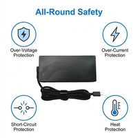 Chargeur secteur pour ordinateur portable 280W 20V 14A DC OTP Grid à angle droit compatible avec ASUS ROG GX551QS Tianxuan 6 Pro Gaming Notebook Adapter
