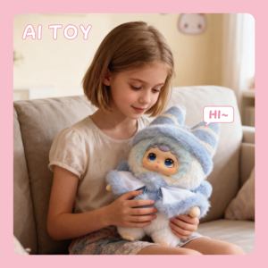 Jouet en peluche interactif AI haut de gamme, poupée parlante intelligente avec dialogue vocal et jeux interactifs, pour cadeau d'enfant, vente en gros - Product Image 1