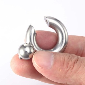 Venta al por mayor de acero inoxidable tabique de la nariz <span class=keywords><strong>Piercing</strong></span> alto pulido anillos de cuentas cautivas CBR aro anillos nariz anillo <span class=keywords><strong>Piercing</strong></span> joyería - Product Image 4