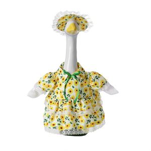 Nuevo Disfraz de Ganso para Porche, de Poliéster, Estilo Pastoral de Verano, Diseño de Girasol, 23 Pulgadas, Grande, con Conjunto de Sombrero - Product Image 5