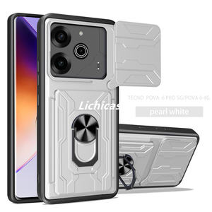 Lichicase Anti-drop TPU Hybrid PC Cámara Protección Contraportada para Tecno Pova <span class=keywords><strong>7Pro</strong></span> 7Ultra Funda de teléfono personalizada - Product Image 4