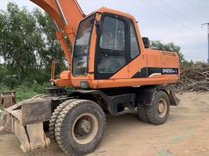 Excavatrices sur pneus d'occasion Doosan DH210W-7 à vendre, excavatrice sur pneus d'origine japonaise, machine de construction - Product Image 5