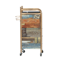 Équipement de beauté de luxe Chariot de salon pour équipement et produits de coiffure