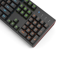 Capuchons de touches ABS rétroéclairés RVB pleine grandeur personnalisés clavier de jeu filaire clavier mécanique d'ordinateur