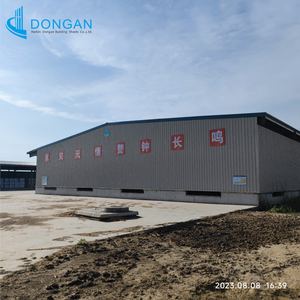 Edificio Agrícola Prefabricado con Estructura <span class=keywords><strong>de</strong></span> Acero, Establos para Vacas, Ovejas, Ganado Vacuno, <span class=keywords><strong>Cabras</strong></span> <span class=keywords><strong>Lecheras</strong></span>, Gallineros - Product Image 6