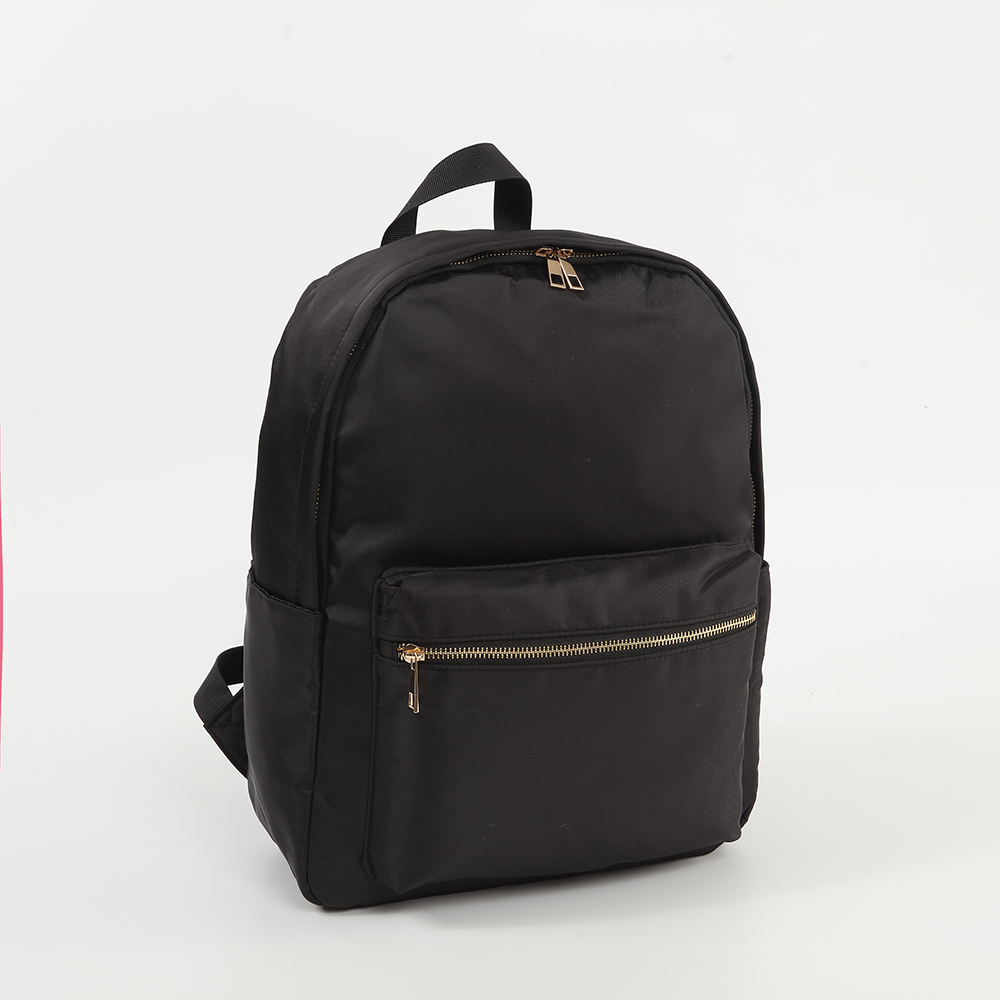 ●NOIAGO● Nylon Flip Backpack Black NOI1383 Front Office 24 Backpack | Padded Shoulder Backpack