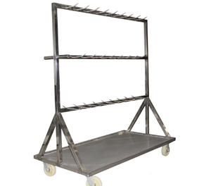 Solution de manutention des déchets animaux en acier inoxydable 304 durable pour les abattoirs, les usines de transformation de la viande, l'industrie alimentaire, chariot - Product Image 6