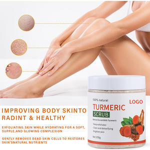 Crème hydratante et exfoliante éclaircissante à la vitamine C et à l'aloe vera, personnalisée OEM, pour le visage et le corps, nettoyage en profondeur - Product Image 3