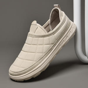 Mocasines de Lona para Hombre, Ligeros y Fáciles de Poner, con Forro de Algodón, Zapatos de Conducir Modernos e Informales - Product Image 4