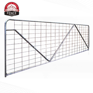 Puertas <span class=keywords><strong>de</strong></span> granja <span class=keywords><strong>de</strong></span> metal <span class=keywords><strong>de</strong></span> malla soldada galvanizada con precio <span class=keywords><strong>de</strong></span> fábrica <span class=keywords><strong>de</strong></span> diseño personalizado con N Stay/Brace para <span class=keywords><strong>ganado</strong></span> - Product Image 2