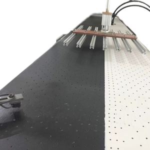 Delik yağa dayanıklı sanayi kemeri ile sıcak satış siyah ve beyaz <span class=keywords><strong>PVC</strong></span> konveyör bant - Product Image 5