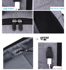 Sac à dos personnalisé pour l'école, sac à dos pour ordinateur portable, sac à dos d'affaires avec port de charge USB, sac à dos pour ordinateur portable pour hommes - Product Image 3