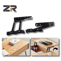 ZERUN Charnière de table durable et moderne, connecteur de cadre de lit, quincaillerie de levage pour lit de rangement, pour fabricants de meubles