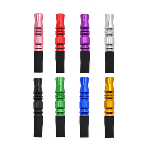 OEM de lujo Shisha boca punta mezcla de colores de acero inoxidable con silicona esmerilada Technics Hookah venta al por mayor boca punta - Product Image 6
