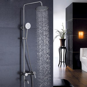 Grifo de Ducha Multifunción 4 en 1, Cuadrado, de Acero Inoxidable Sus304, Juego Completo de Grifería para Ducha, Mezclador de Baño de Acero 304 - Product Image 6