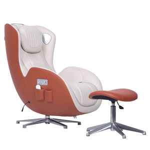 Yüksek kalite lüks deri geri ayarlanabilir dönebilir ofis masaj koltuğu Sl tam vücut ile ev için - Product Image 3