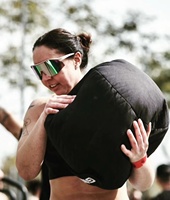 Sacs de sable d'entraînement robustes avec logo personnalisé, 50 lb, 100 lb, 150 lb, 200 lb, sacs de sable en nylon pour lancer, entraînement physique, compétition