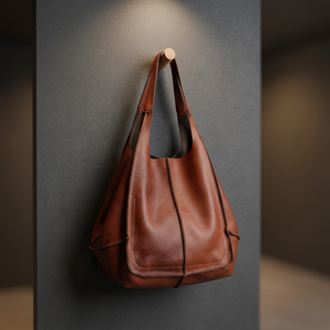 Sacs à main de luxe durables pour femmes, design moderne, en cuir véritable, avec fermeture éclair, imperméables, grande capacité, bandoulière croisée - Product Image 1