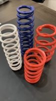 Peredam kejut mobil Sumo Springs penuh warna kustom suspensi 75B, bahan 85B per koil penurun