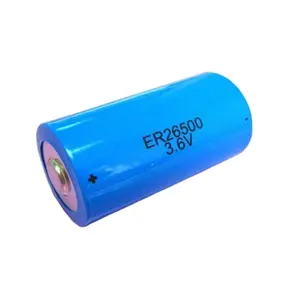 गैर रिचार्जेबल 3.6v ER26500M 9000mAh लिथियम बैटरी के लिए पानी के मीटर