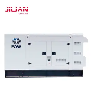 Water cooled single /3 phase 66KVA FAW engine silent type diesel generator 50Hz 4DX23-65D