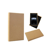 Emballage de téléphone portable personnalisé de luxe, imperméable, avec laminage mat, fabriqué en Chine à partir de matériaux recyclés, boîte rigide avec couvercle et base, kraft premium