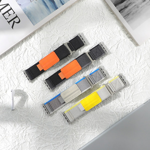 BEEFLYPOWER Officiel Trali Loop Modified Sports Flag Nylon Strap pour <span class=keywords><strong>Apple</strong></span> IWatch Band Series <span class=keywords><strong>Ultra</strong></span> 2 Series 11 10 9 8 7 6 - Product Image 4