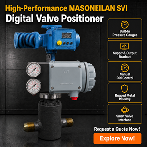 คอนโทรลเลอร์ Masoneilan SVI3 รุ่นใหม่ ความแม่นยำสูง พร้อมจาก Wuzhong ประเทศจีน - Product Image 1