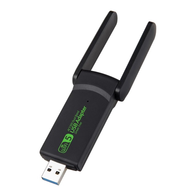 USB3.0 Dual Band 1300Mbps Wifi Dongle 5G/Wifi 802.11 Ac Adapter for Android TV Box USB Wireless for Laptop in Stock