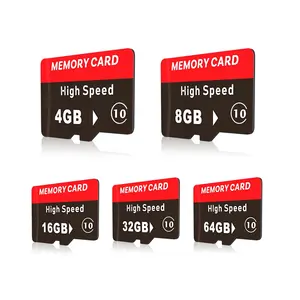 Schede di memoria all'ingrosso 128gb 64gb 32gb velocità veloce migliore memoria di qualità personalizzato logo regali per fotocamere cellulari