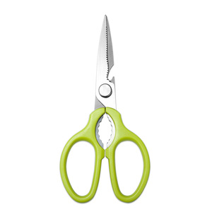 <b>Kitchen</b> <b>Scissors</b> Stainless Steel Green Straight Head Multi Functional For Home Use - Product Image 4