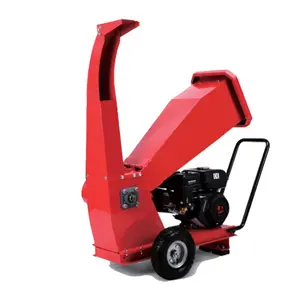 China Supplier High Quality Factory Price Type 7 HP Mini Gasoline Tree Branch Crusher Wood Cutting Machine Wood Chipper Shredder