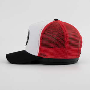 Venta al por mayor barato <span class=keywords><strong>de</strong></span> ala curva <span class=keywords><strong>de</strong></span> algodón personalizado 5 paneles Snapback gorra <span class=keywords><strong>de</strong></span> <span class=keywords><strong>camionero</strong></span> <span class=keywords><strong>de</strong></span> malla <span class=keywords><strong>de</strong></span> calidad - Product Image 5