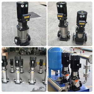Bomba centrífuga vertical multietapa automática de acero inoxidable de alta presión y caudal, impulsada por motor, 7.5 S - Product Image 5
