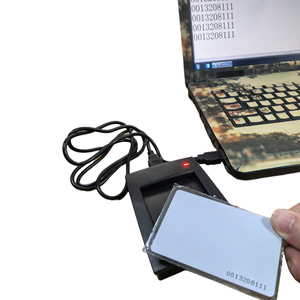 Lecteur <span class=keywords><strong>RFID</strong></span> USB de bureau Plug-and-Play compatible avec les cartes et étiquettes de proximité 125kHz EM TK4100 ID - Product Image 1