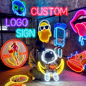 Thả vận chuyển biểu tượng tùy chỉnh Neon dấu hiệu tường trang trí UV in neon ánh sáng cho tường trang trí nội thất nhà hàng thanh dấu hiệu Phần nhà dẫn dấu hiệu - Product Image 3