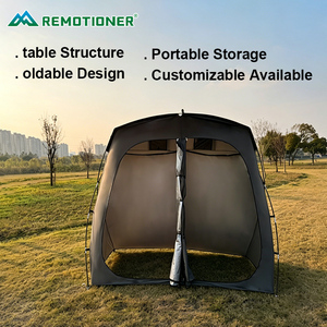 Tente <span class=keywords><strong>de</strong></span> douche pop-up portable <span class=keywords><strong>pour</strong></span> <span class=keywords><strong>camping</strong></span> en plein air, tissu imperméable anti-UV 190T, maille haute densité, abri d'intimité <span class=keywords><strong>pour</strong></span> salle <span class=keywords><strong>de</strong></span> bain - Product Image 2