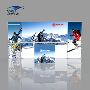 Stand de Exhibición LED de <span class=keywords><strong>10x10</strong></span> pies, Portátil, Personalizable, con Caja de Luz de Tela, Exhibidores para Ferias Comerciales, Fondo Retroiluminado con Estante para <span class=keywords><strong>Ropa</strong></span> - Product Image 6