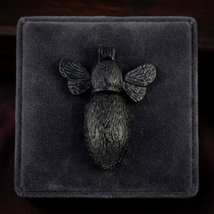 Battant de porte moderne en fonte motif abeille, noir antique, décoratif, style insecte, rustique vintage, pour porte d'entrée - Product Image 2