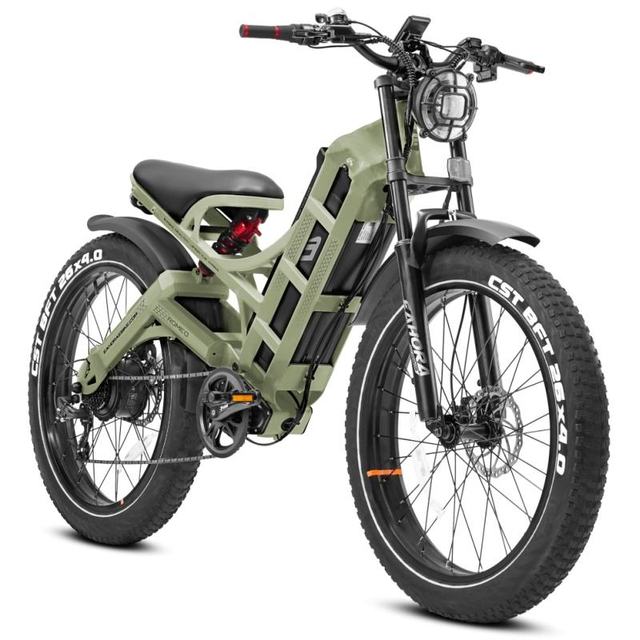 Hot Sale Electric Mountain Bike with pedals 250 watt 48V60Ah Dual Battery Electric Bicycle 26inch Fat Tire EBike For Adults