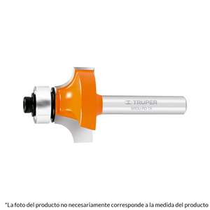 Truper-Broca de enrutador de madera de 5/8 pulgadas, con diseño redondeado de rodamiento, 1/2 pulgadas - Product Image 1