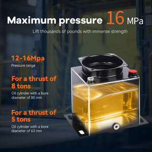 Nouvelle unité de puissance <span class=keywords><strong>hydraulique</strong></span> verticale rectangulaire en fonte 0.75CC/R 0.8KW 24V avec réservoir de carburant 6L-25L et contrôleur 1-6 canaux avec poignée - Product Image 3